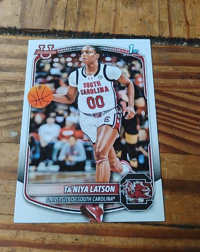 2025-26 Bowman Basketball #BPP-86 Ta'Niya Latson — front