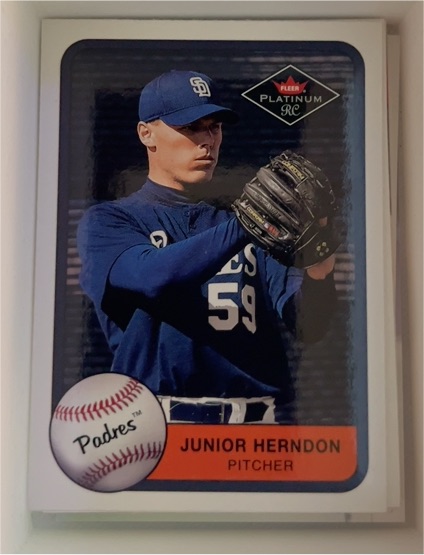 2001 Fleer Platinum #381 Junior Herndon — front