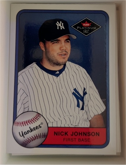 2001 Fleer Platinum #401 Nick Johnson — front