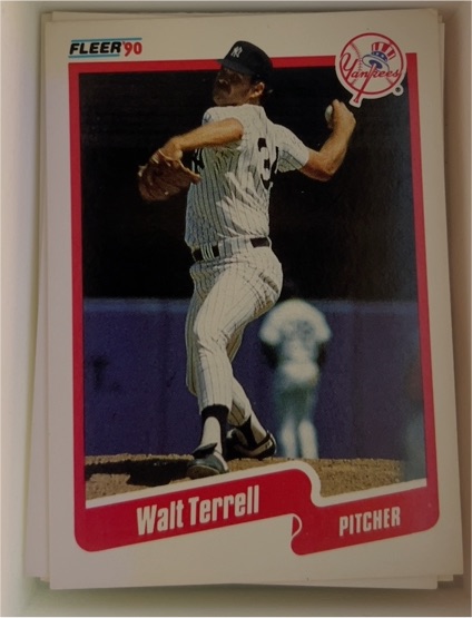 1990 Fleer #457 Walt Terrell — front