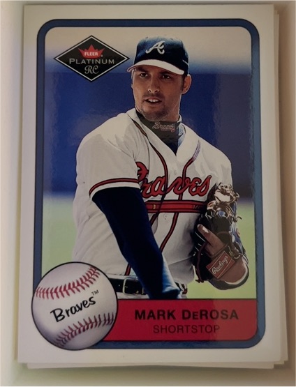 2001 Fleer Platinum #330 Mark DeRosa — front