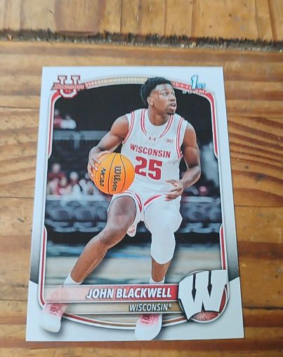 2025 Bowman Basketball #BPP-78 John Blackwell — front