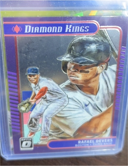 2021 Panini Donruss Optic #5 Rafael Devers Diamond Kings — front
