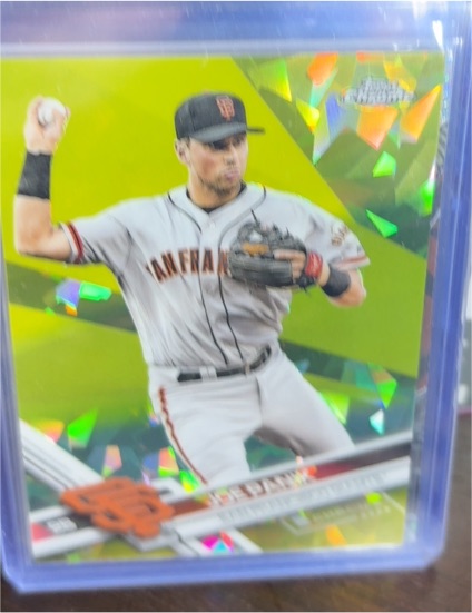 2021 Topps Chrome Sapphire #US57 Brandon Crawford — front