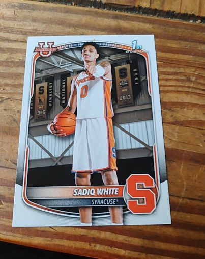 2025-26 Topps Bowman Basketball Prospects #BPP-41 Sadiq White — front