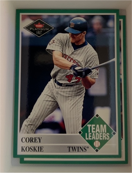 2001 Fleer Platinum #445 Corey Koskie — front