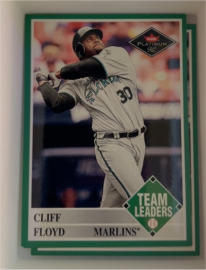 2001 Fleer Platinum #450 Cliff Floyd — front