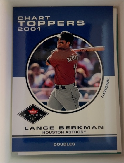 2001 Fleer Platinum #430 Lance Berkman — front