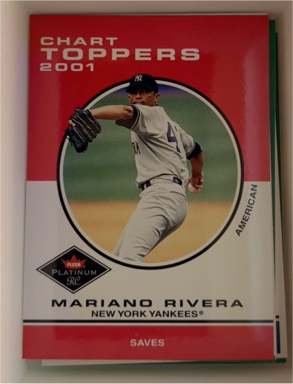 2001 Fleer Platinum #406 Mariano Rivera — front