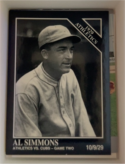 1994 The Sporting News Conlon Collection #1136 Al Simmons — front