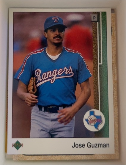 1989 Upper Deck #73 Jose Guzman Texas Rangers — front