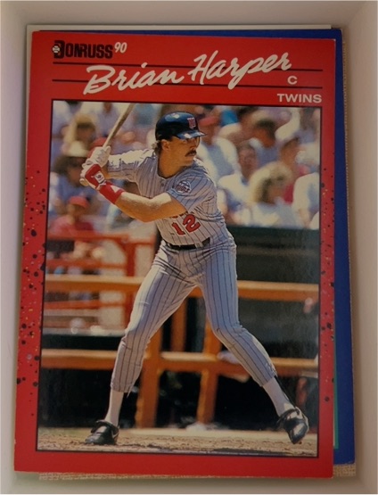 1990 Donruss #355 Brian Harper — front