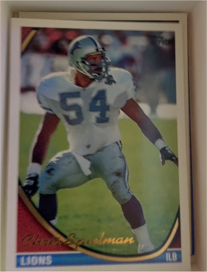 1994 Topps #185 Chris Spielman — front