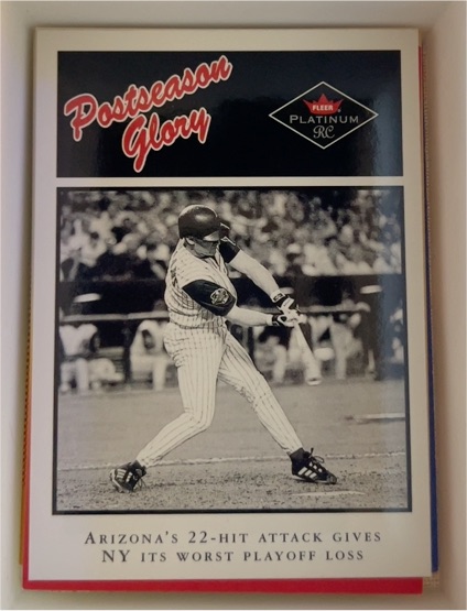 2001 Fleer Platinum #497 Matt Williams — front