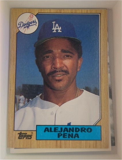 1987 Topps #787 Alejandro Pena — front