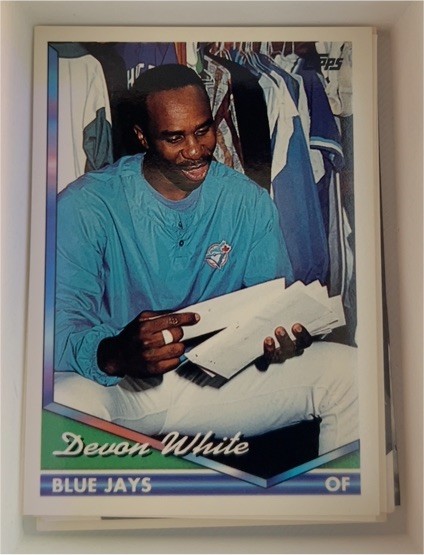 1994 Topps #511 Devon White — front
