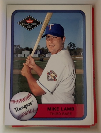 2001 Fleer Platinum #345 Mike Lamb — front