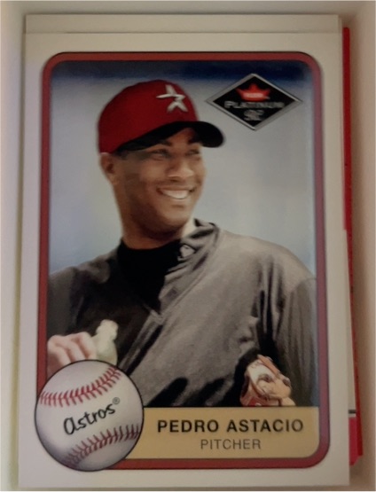 2001 Fleer Platinum #385 Pedro Astacio — front