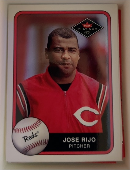 2001 Fleer Platinum #307 Jose Rijo — front