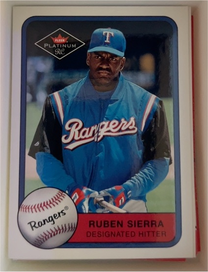 2001 Fleer Platinum #349 Ruben Sierra — front
