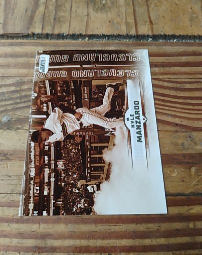 2025 Topps Stadium Club #82 Kyle Manzardo Sepia Parallel — front