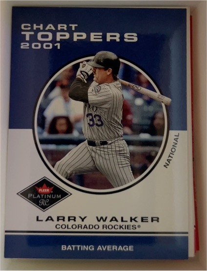 2001 Fleer Platinum #424 Larry Walker — front