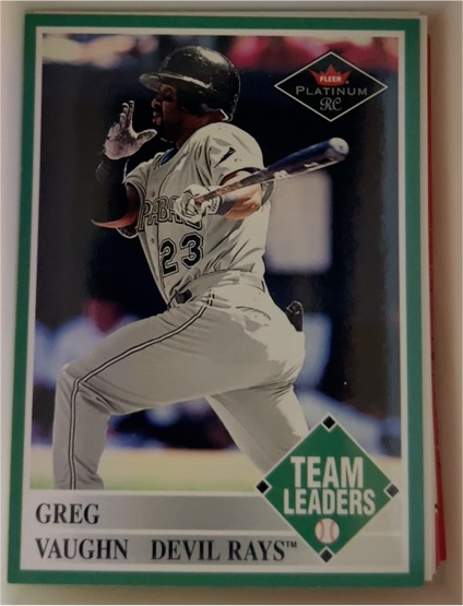 2001 Fleer Platinum #434 Greg Vaughn — front