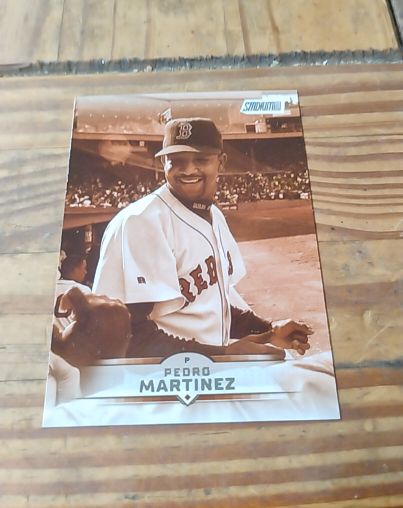 2025 Topps Stadium Club #85 Pedro Martinez Sepia Parallel — front