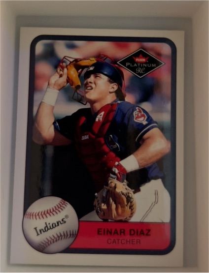 2001 Fleer Platinum #397 Einar Diaz — front