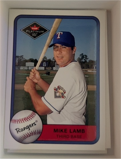 2001 Fleer Platinum #345 Mike Lamb — front