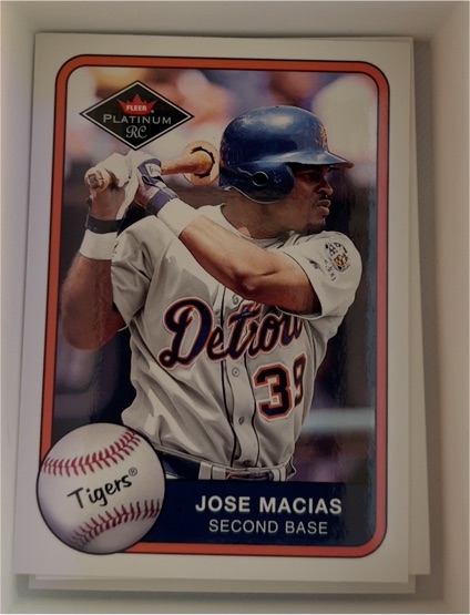 2001 Fleer Platinum #335 Jose Macias — front