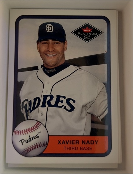 2001 Fleer Platinum #372 Xavier Nady — front
