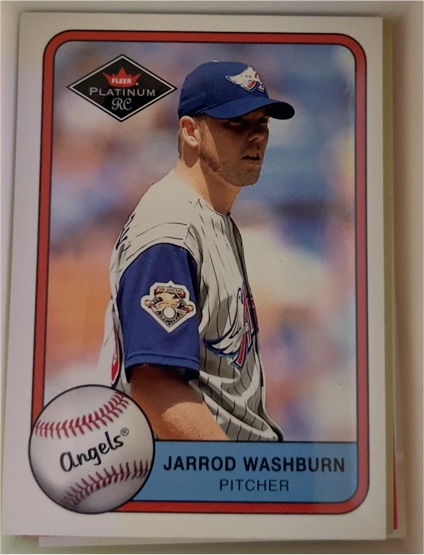 2001 Fleer Platinum #306 Jarrod Washburn — front