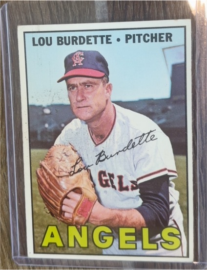 1967 Topps #265 Lou Burdette — front