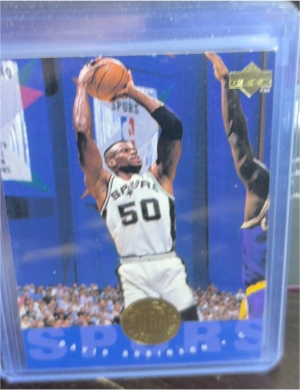 1995-96 Upper Deck #168 David Robinson — front