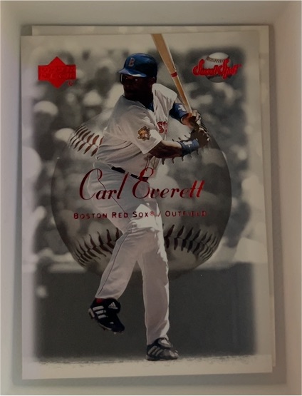 2001 Upper Deck Sweet Spot #99 Carl Everett — front