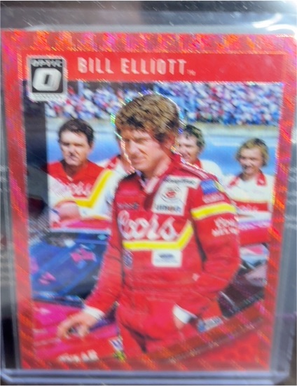 2019 Donruss Optic Red Wave Prizm #55 Bill Elliott — front