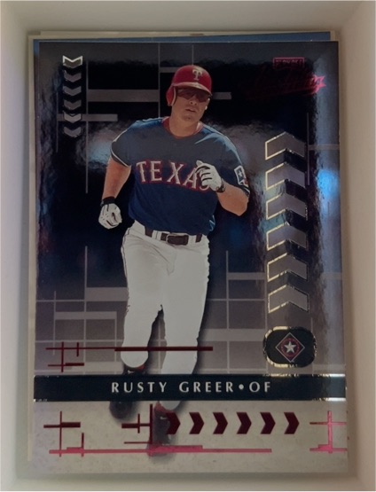 2001 Playoff Absolute Memorabilia #97 Rusty Greer — front