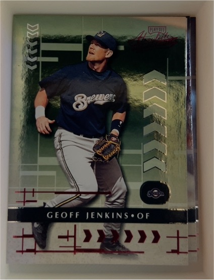 2001 Playoff Absolute Memorabilia #102 Geoff Jenkins — front