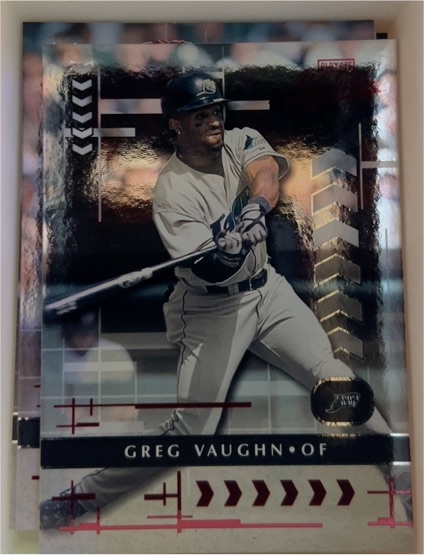 2001 Playoff Absolute Memorabilia #142 Greg Vaughn — front