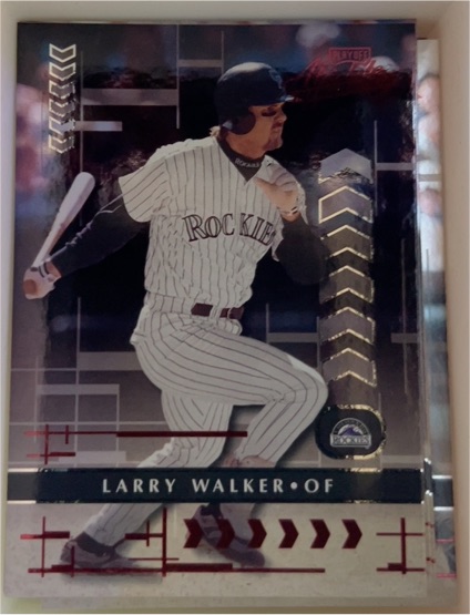 2001 Playoff Absolute Memorabilia #147 Larry Walker — front