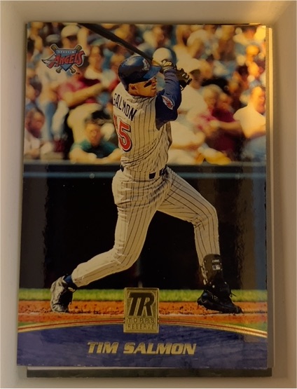2001 Topps Reserve #21 Tim Salmon — front