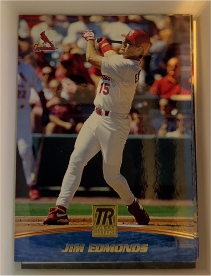 2001 Topps Reserve #25 Jim Edmonds — front
