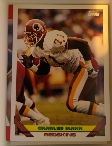 1993 Topps #363 Charles Mann — front