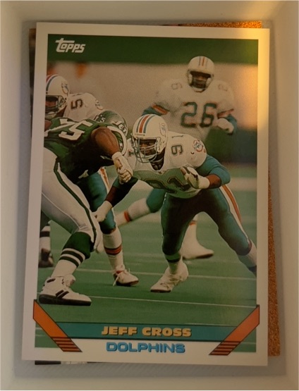 1993 Topps #389 Jeff Cross — front