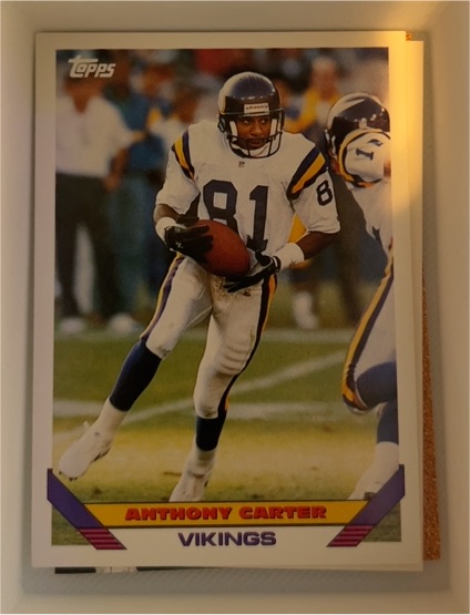 1993 Topps #370 Anthony Carter — front