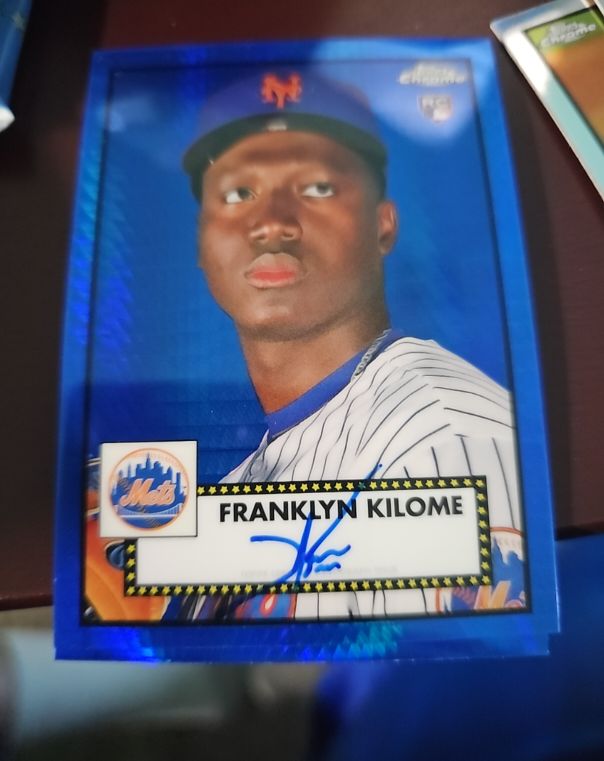 2021 Topps Chrome Platinum #68 Franklyn Kilome — front