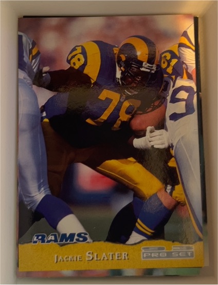 1993 Pro Set #233 Jackie Slater — front