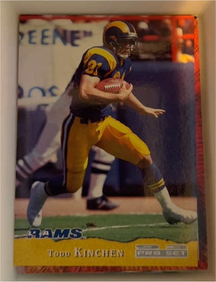 1993 Pro Set #232 Todd Kinchen — front
