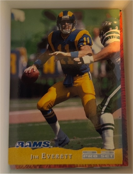 1993 Pro Set #229 Jim Everett — front